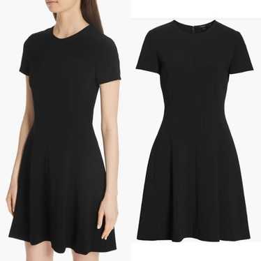 Theory Modern Seamed Shift Dress admiral crepe bla