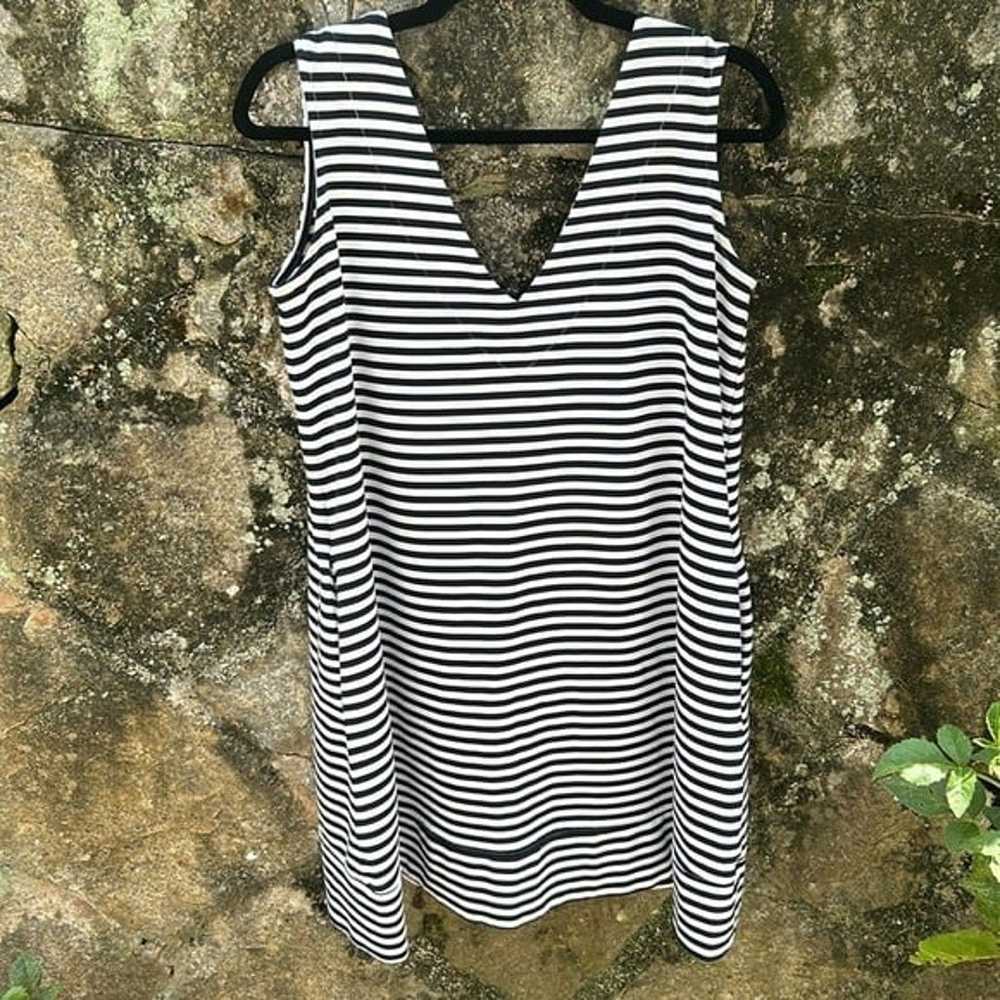 Hatch The Bedford Stripe V-Neck Mini Dress Matern… - image 7