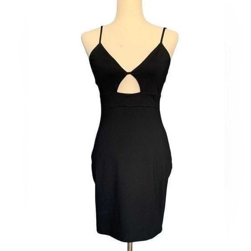 NEW Susana Monaco Black Cut Out Mini Dress- Size … - image 1