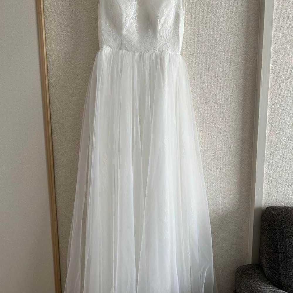 Wedding dress pre-wedding dress (white) - image 1