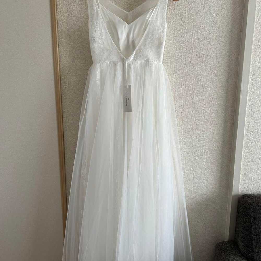 Wedding dress pre-wedding dress (white) - image 3