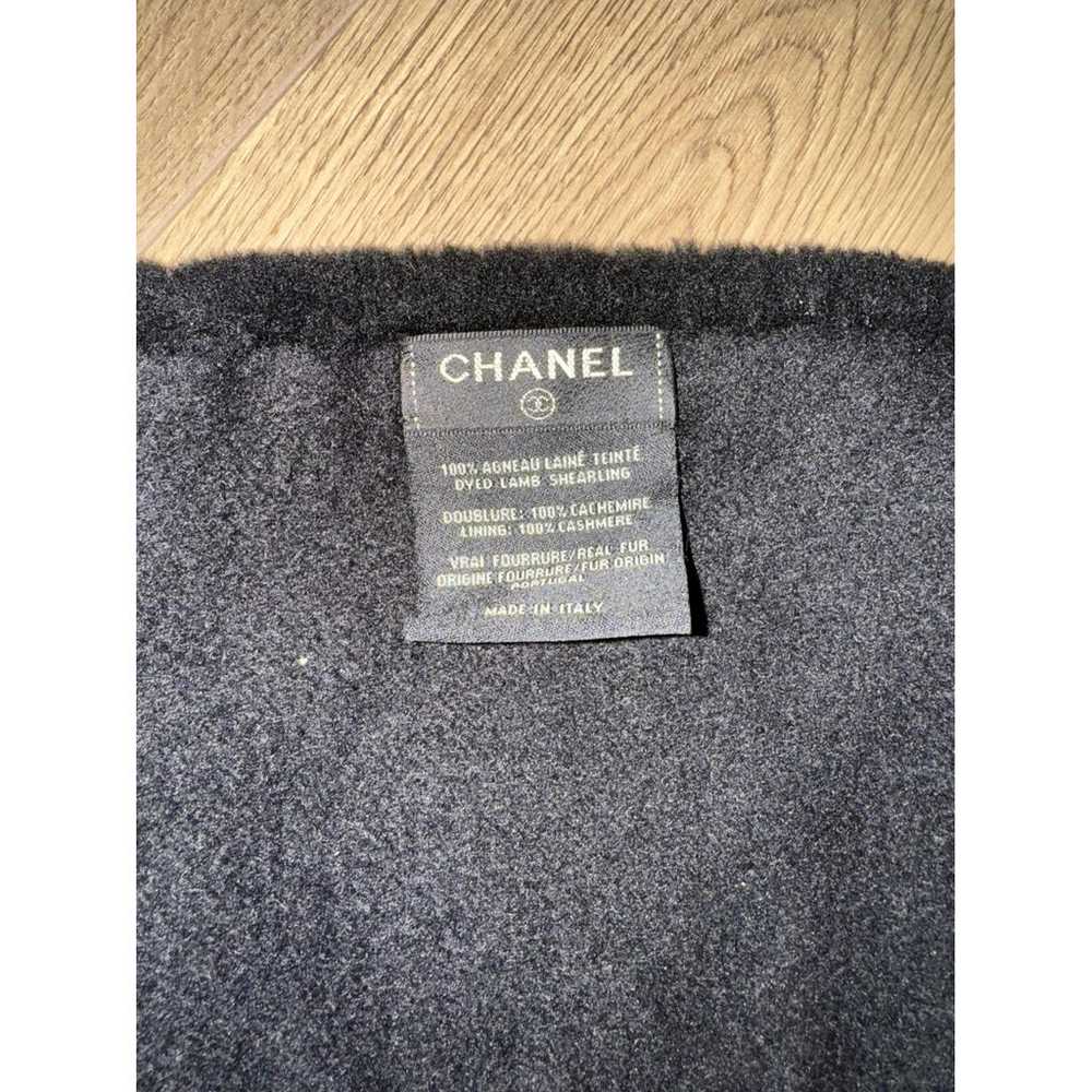 Chanel Shearling scarf - image 3