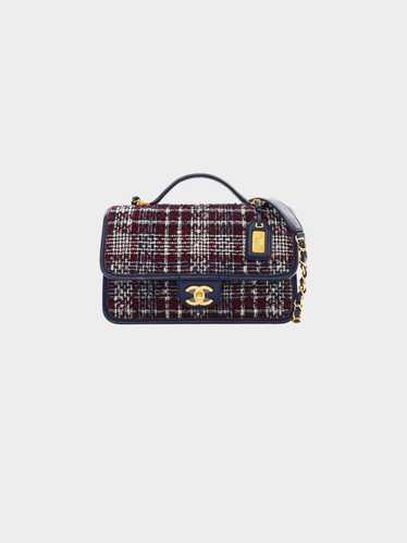 Chanel 2022 Multicolor Tweed School Memory Small F