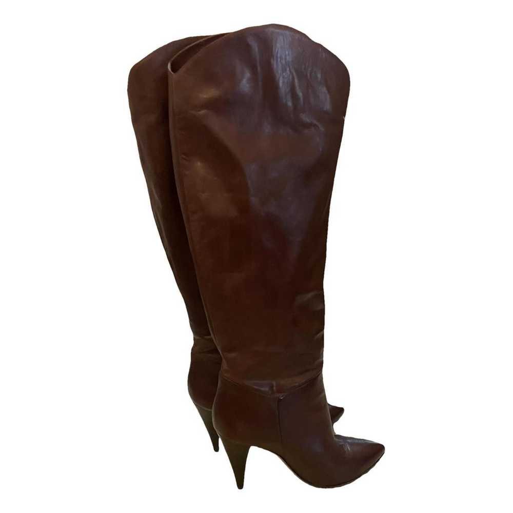 Marella Leather riding boots - image 1