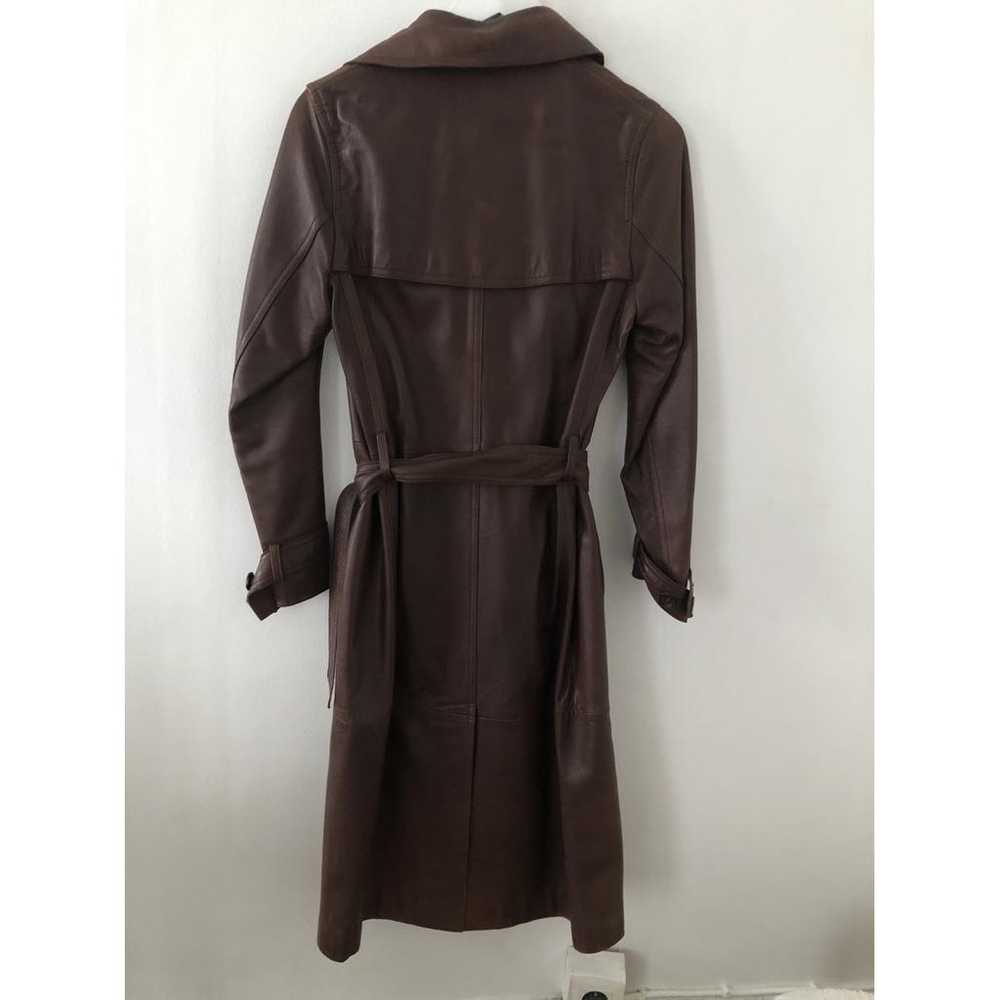 Gerard Darel Leather trench coat - image 3