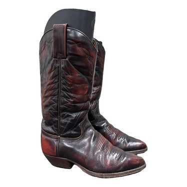 El Charro Leather cowboy boots - image 1