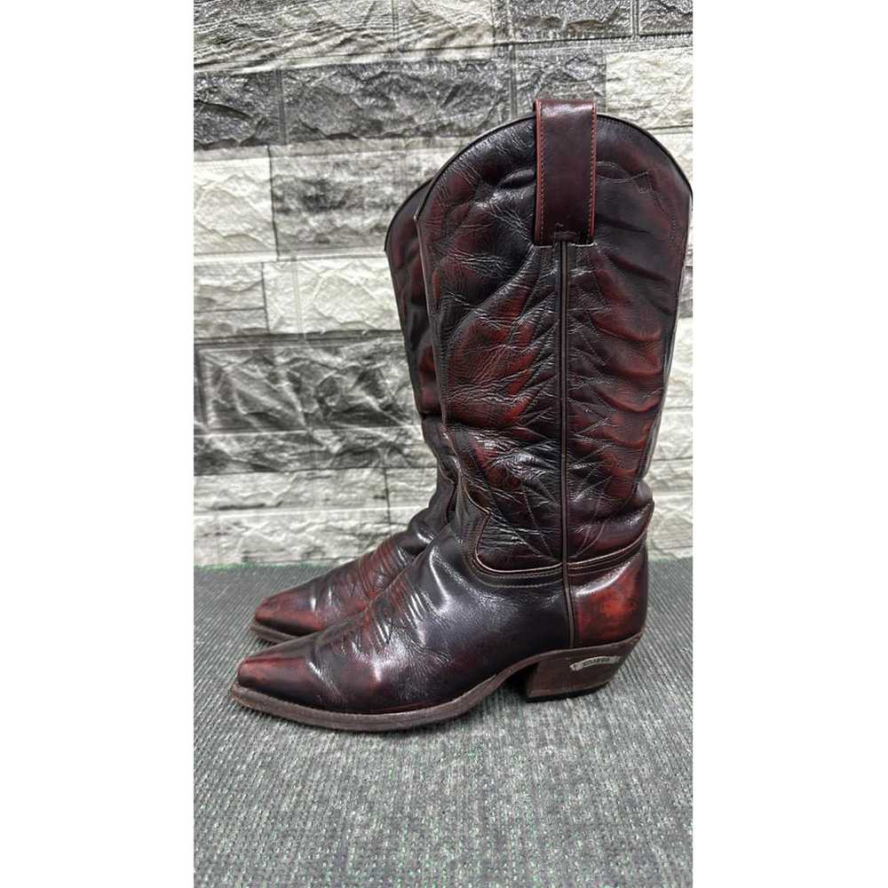 El Charro Leather cowboy boots - image 6