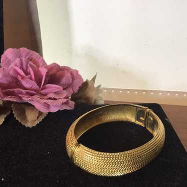 Vintage Bracelet monet gold tone - image 1