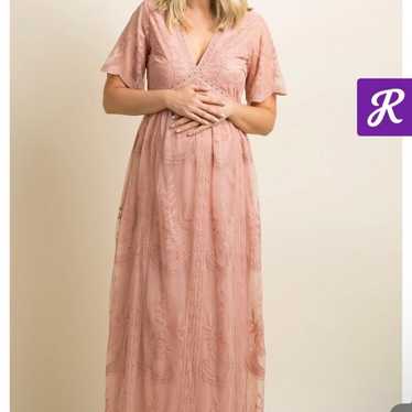 Pink Blush Maternity dress