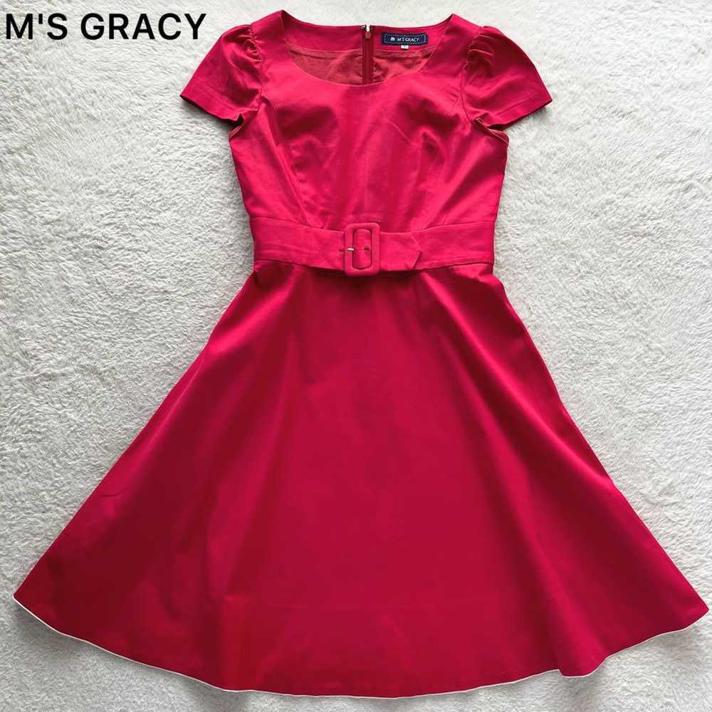 M'S GRACY Dress with Belt A-Line Flare - image 1