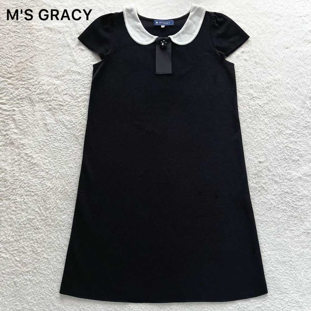 M'S GRACY Knit Dress with Flowers and Beads - image 1