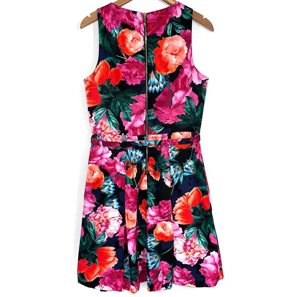 Eliza J Floral Belted Sleeveless Fit & Flare Plea… - image 11