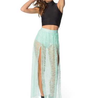 Blackmilk clothing mint split skirt BNWOT size XL… - image 1