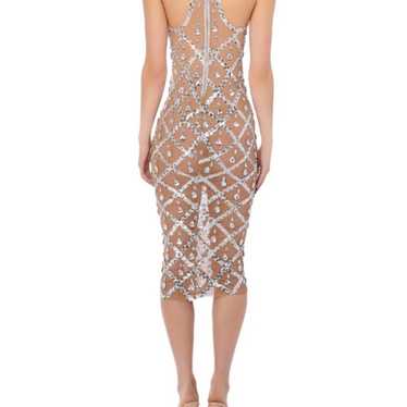 Akira mesh rhinestone dress