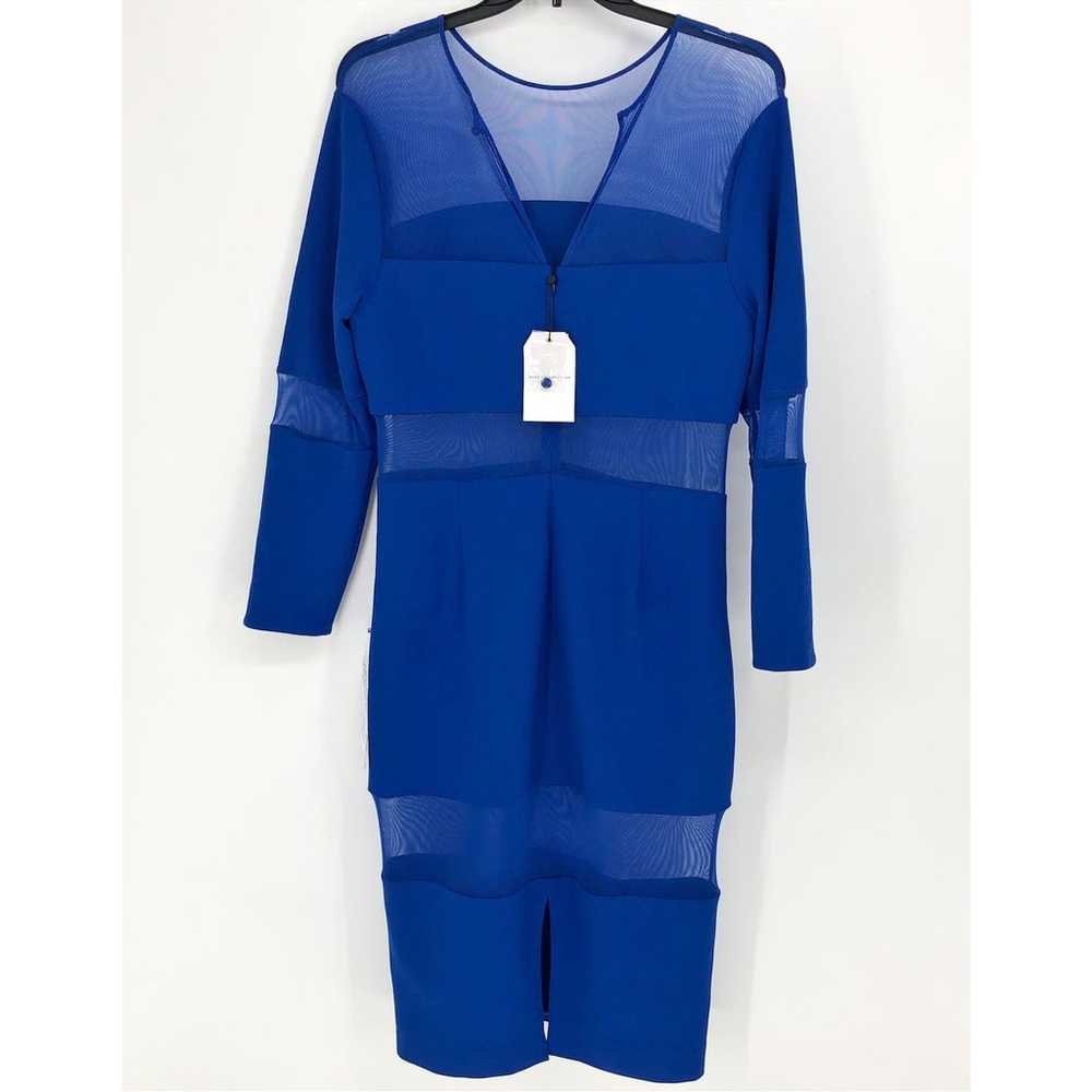 DRESS THE POPULATION Ilaria Dress XXL Blue Long S… - image 7