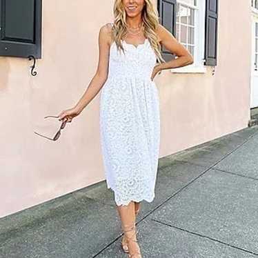 Express White lace dress