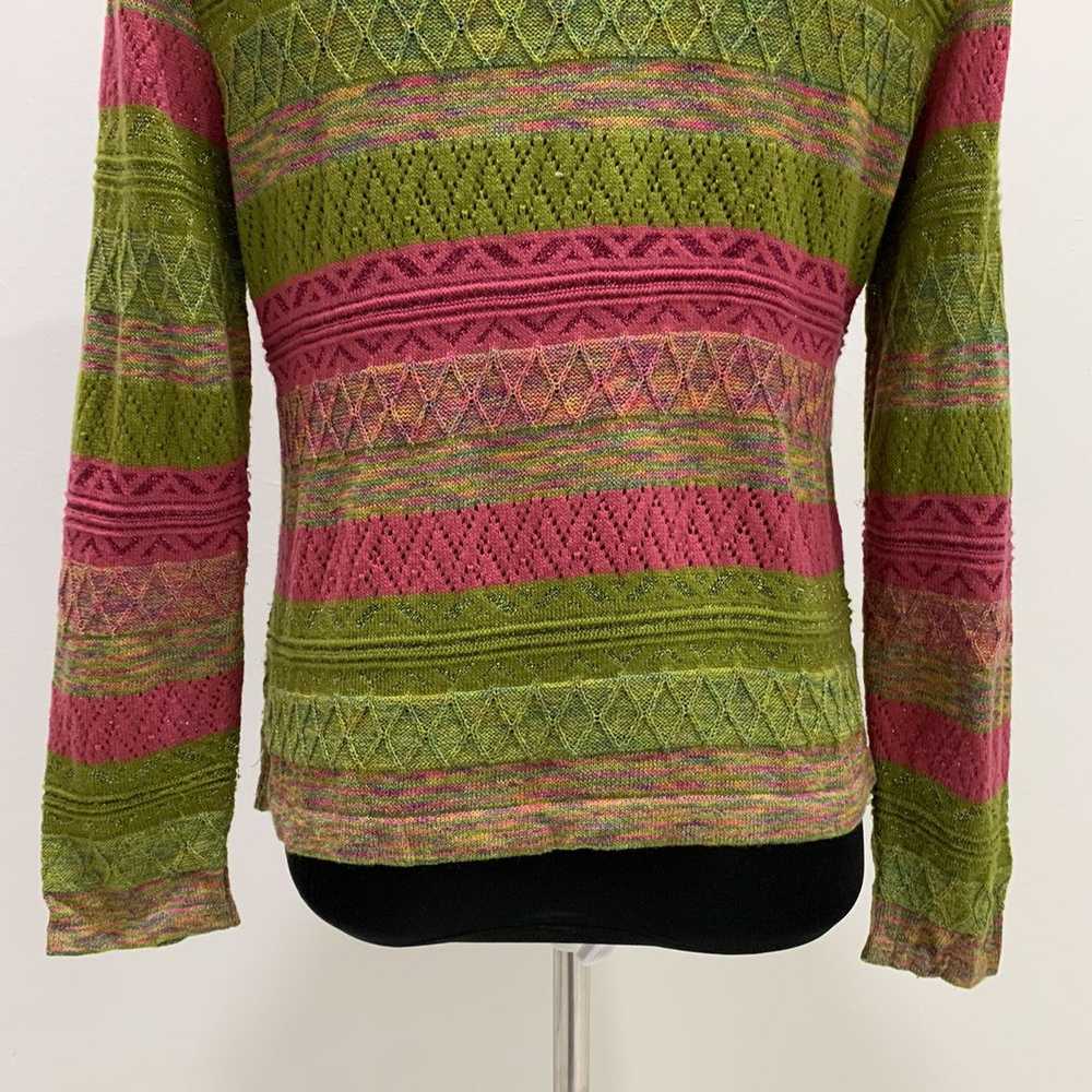 Aran Isles Knitwear × Coloured Cable Knit Sweater… - image 11