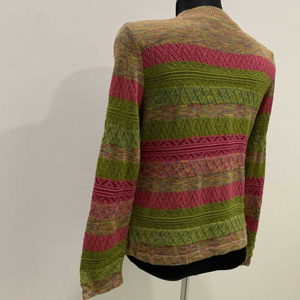 Aran Isles Knitwear × Coloured Cable Knit Sweater… - image 12