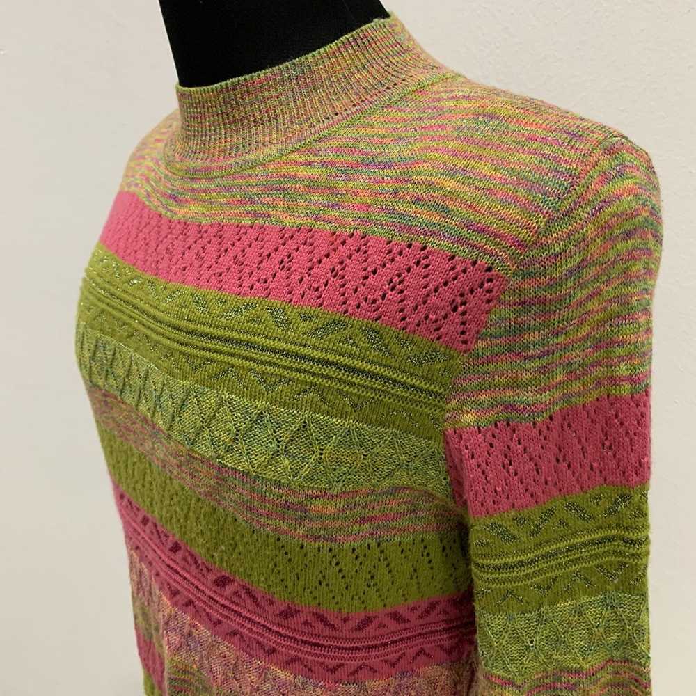 Aran Isles Knitwear × Coloured Cable Knit Sweater… - image 6