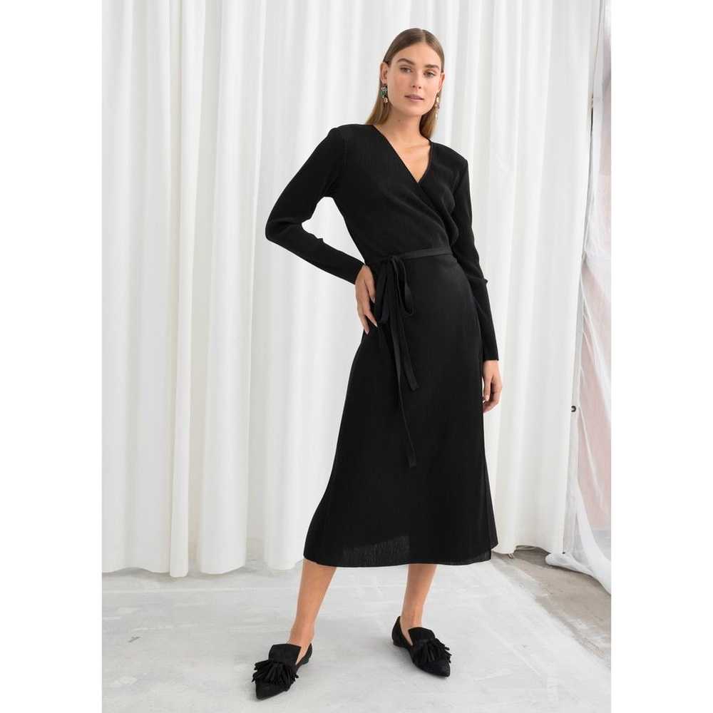 Los Angeles Atelier OTHER STORIES Black Wrap Dress Gem