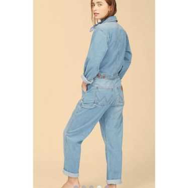 Wrangler x Billabong On The Range Denim Jumpsuit … - image 1