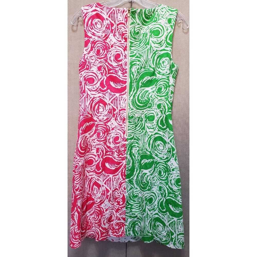 Lilly Pulitzer Pink Green Embellished Sleeveless … - image 5