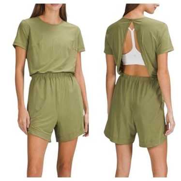 Lululemon Lightweight High-Neck Romper Bronze Gree