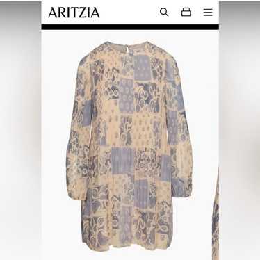 Aritzia Wilfred Daydreamer Mini Dress - Wheat Basa