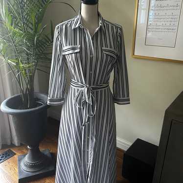 Banana Republic Striped Maxi Dress