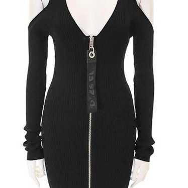 DIESEL Ribbed Knit Dress - image 1