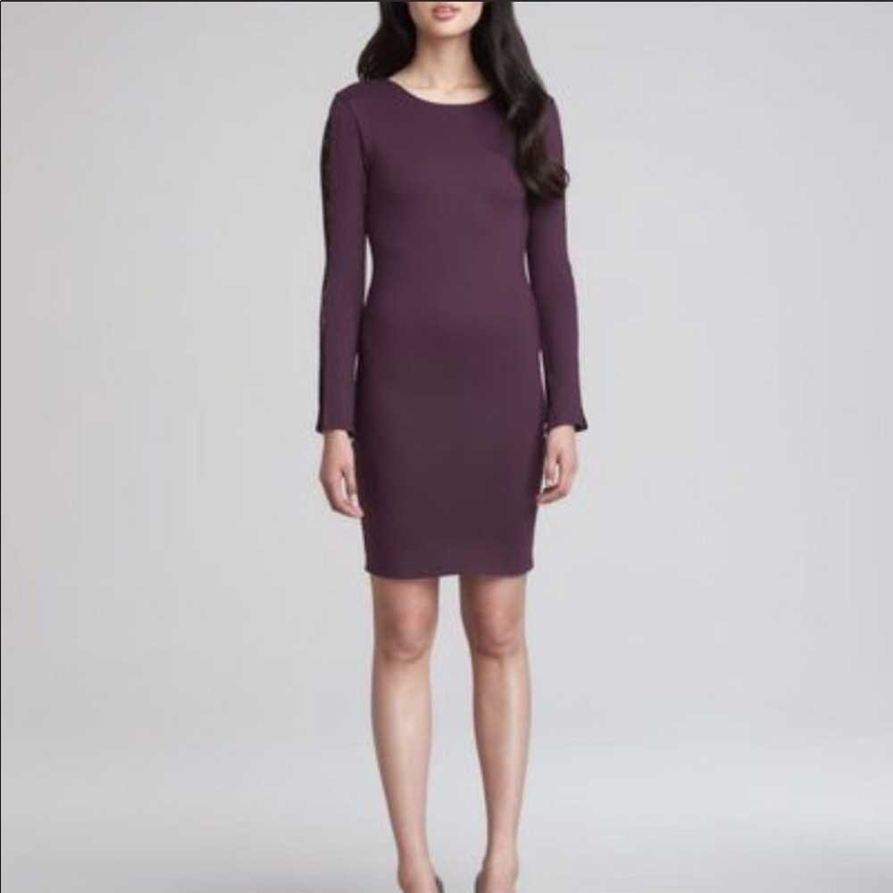 Alice + Olivia | Dionne Lace Long Sleeve Dress - image 11