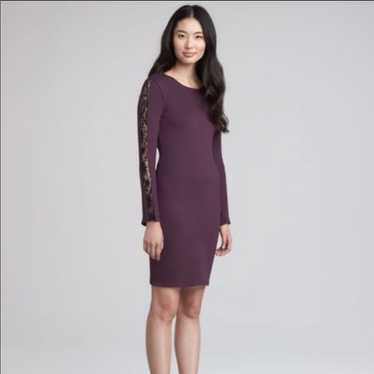 Alice + Olivia | Dionne Lace Long Sleeve Dress - image 1