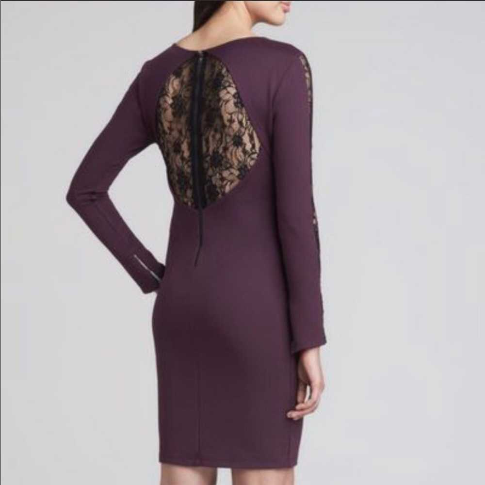 Alice + Olivia | Dionne Lace Long Sleeve Dress - image 2