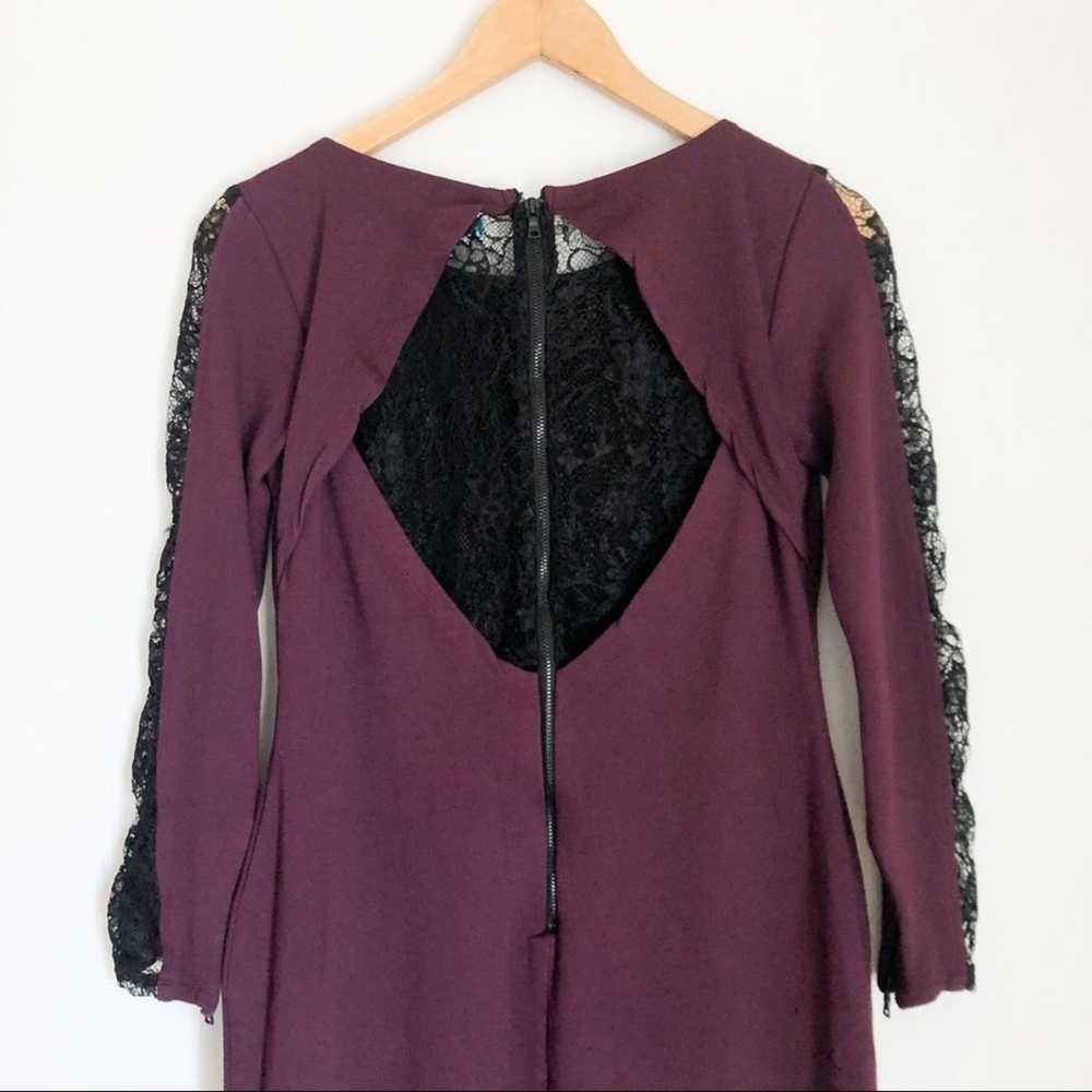 Alice + Olivia | Dionne Lace Long Sleeve Dress - image 6