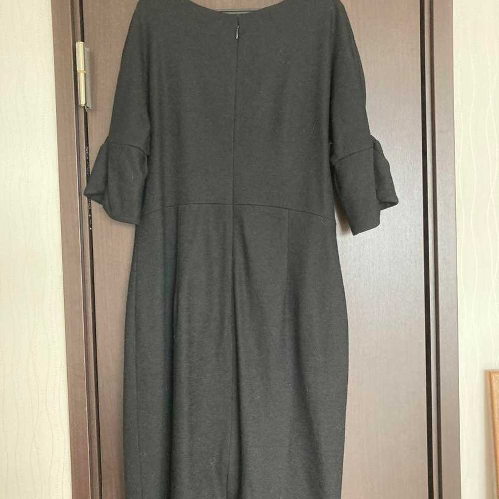 AMBALI 100% wool seven-quarter sleeve dress. - image 3