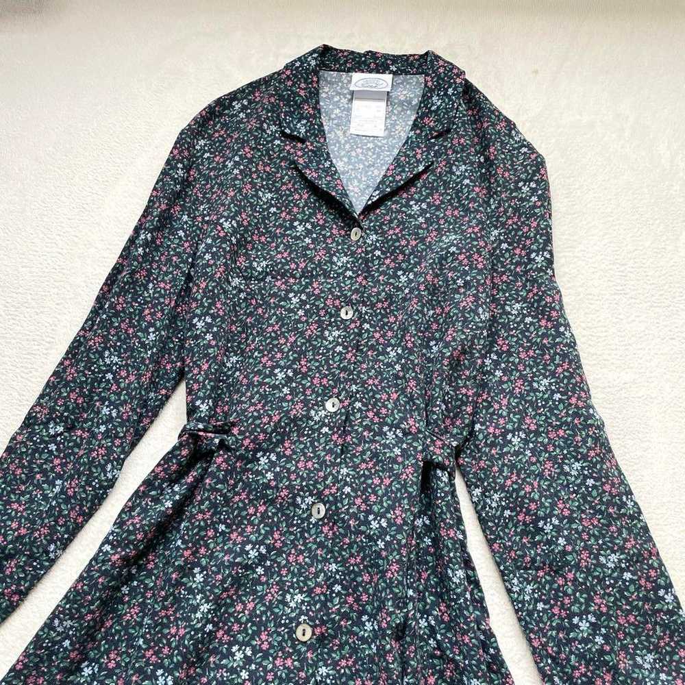 LAURA ASHLEY Floral Print Shirt Dress Made in Eng… - image 4