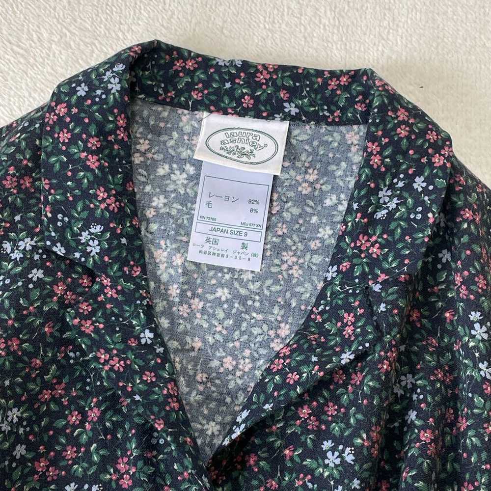 LAURA ASHLEY Floral Print Shirt Dress Made in Eng… - image 7