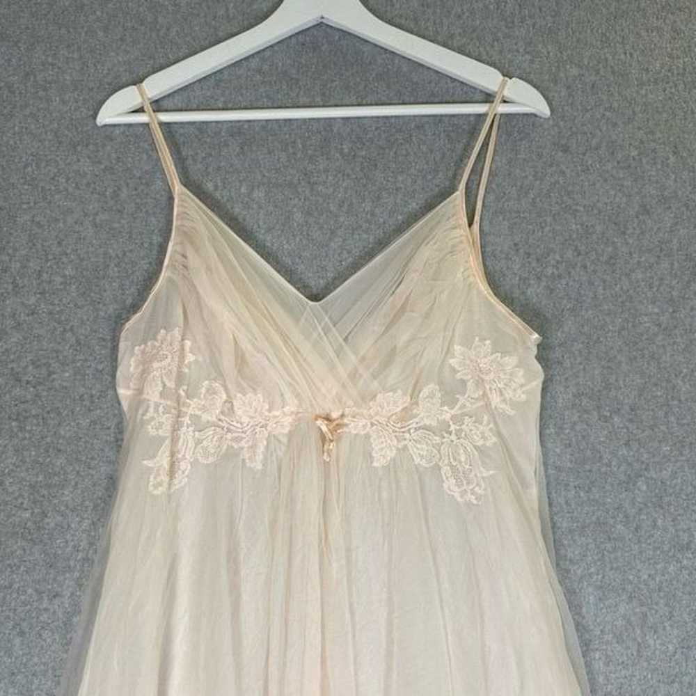 Vintage Vanity Fair Pink Slip Dress Cottagecore S… - image 2