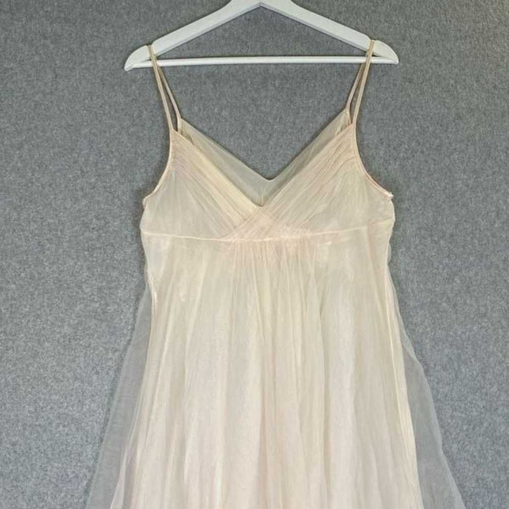 Vintage Vanity Fair Pink Slip Dress Cottagecore S… - image 9