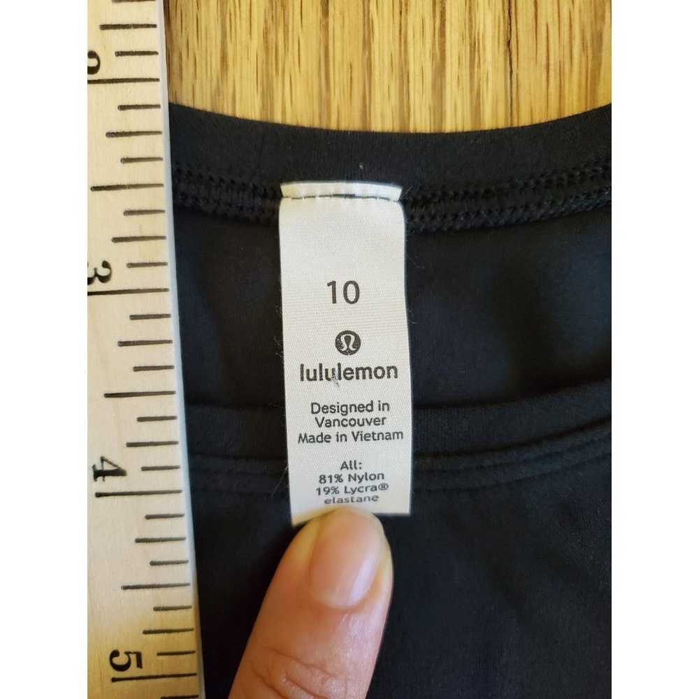 Lululemon Get Going Dress Black Maxi Dress 10 VGUC - image 9