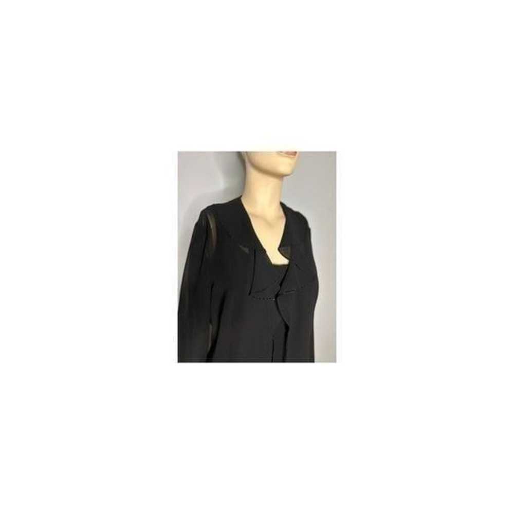 Evan-Picone Black Sleeveless  2 Piece Dress Size … - image 3