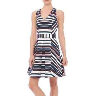 Adelyn Rae Anthropologie Striped Jacquard Dress