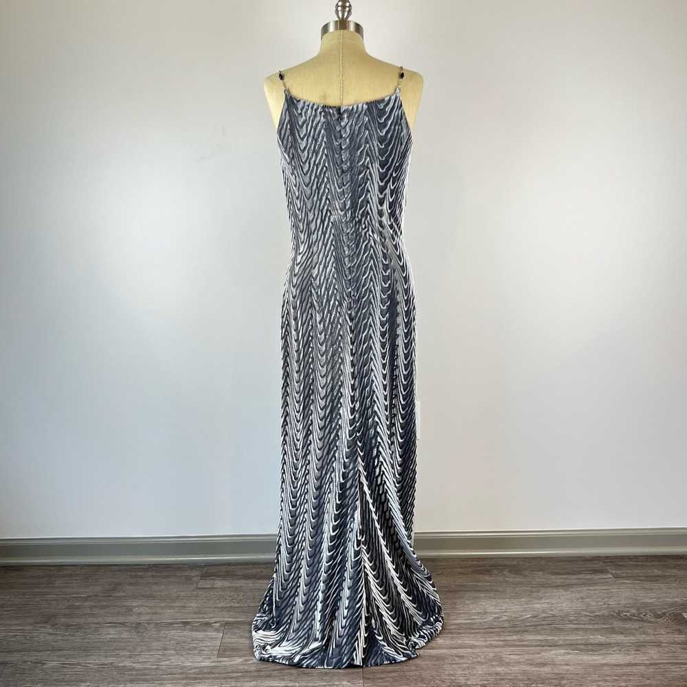 Vintage Scott McClintock Gray/Blue Velvet Waves M… - image 4