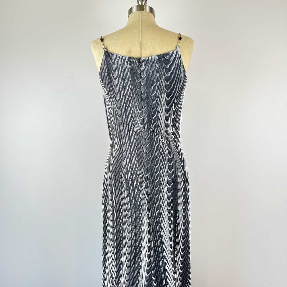 Vintage Scott McClintock Gray/Blue Velvet Waves M… - image 7