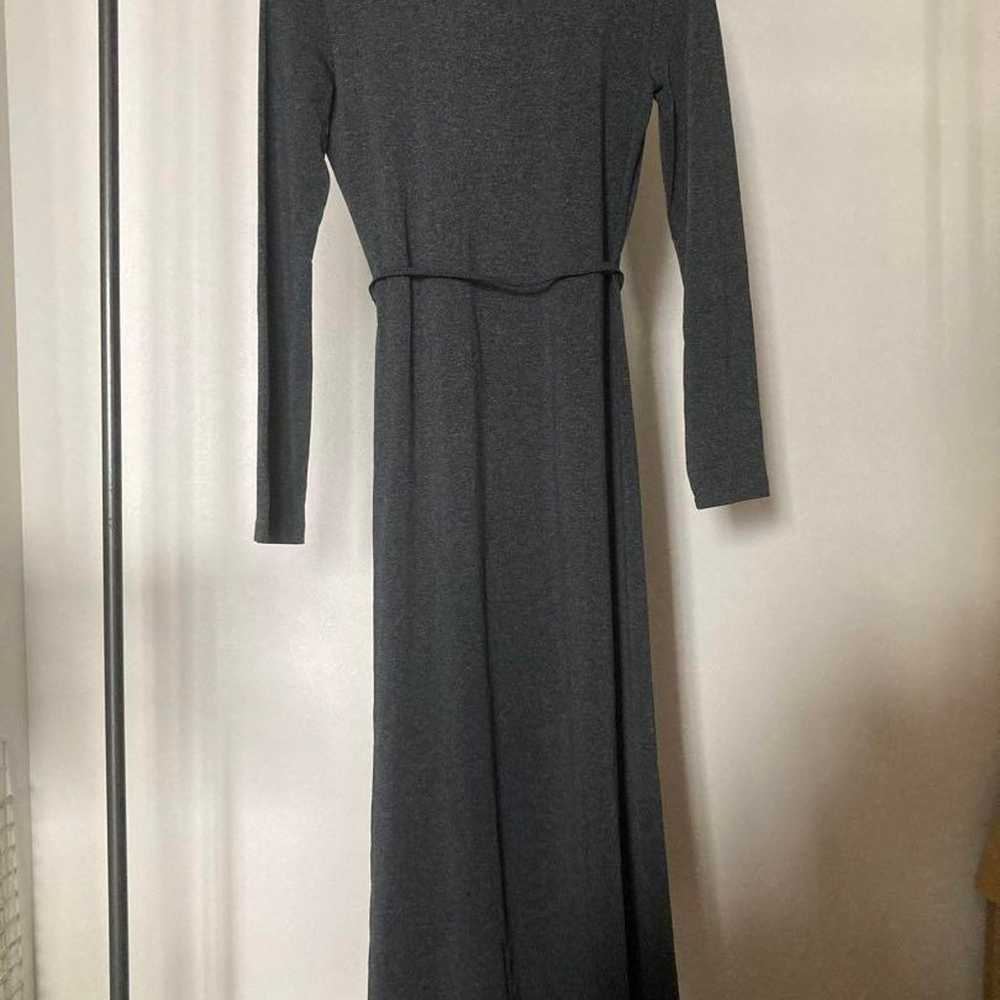 23 Ward Onward Dark Gray Long Dress Size 38 - image 2