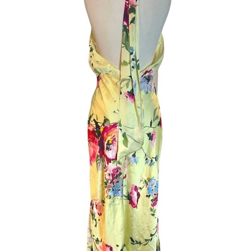 NWOT Lulus Luminous Delight Light Yellow Floral S… - image 6