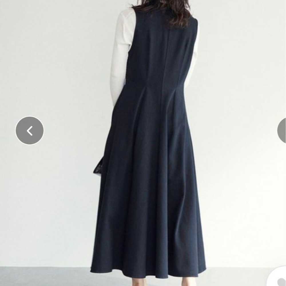 Denim flare jumper dress - image 6