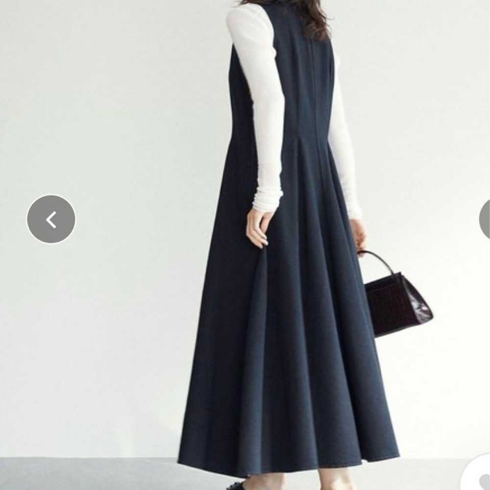 Denim flare jumper dress - image 7