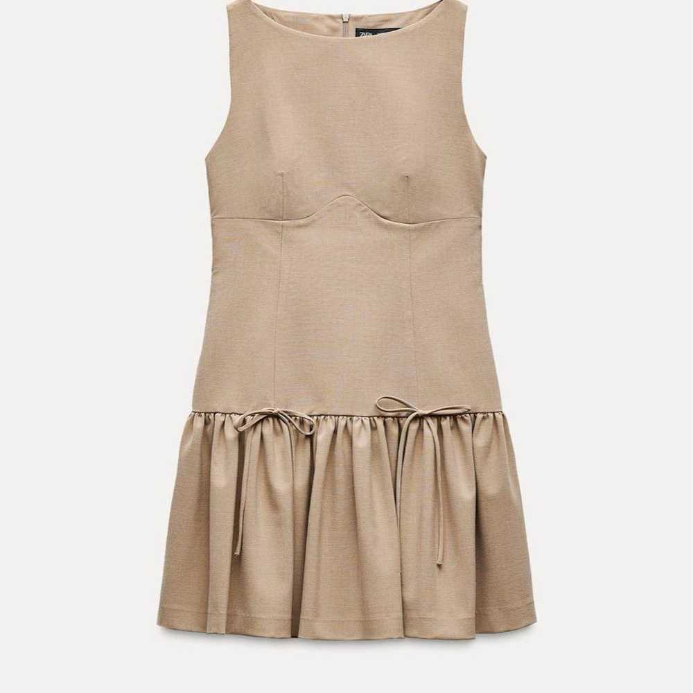 ZARA 2024AW Short Dress with Ribbon - image 6