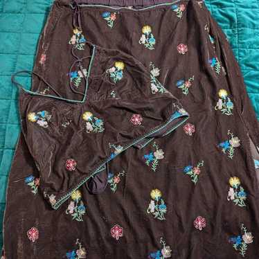 Free People XL 2 Piece Set Skirt and Top